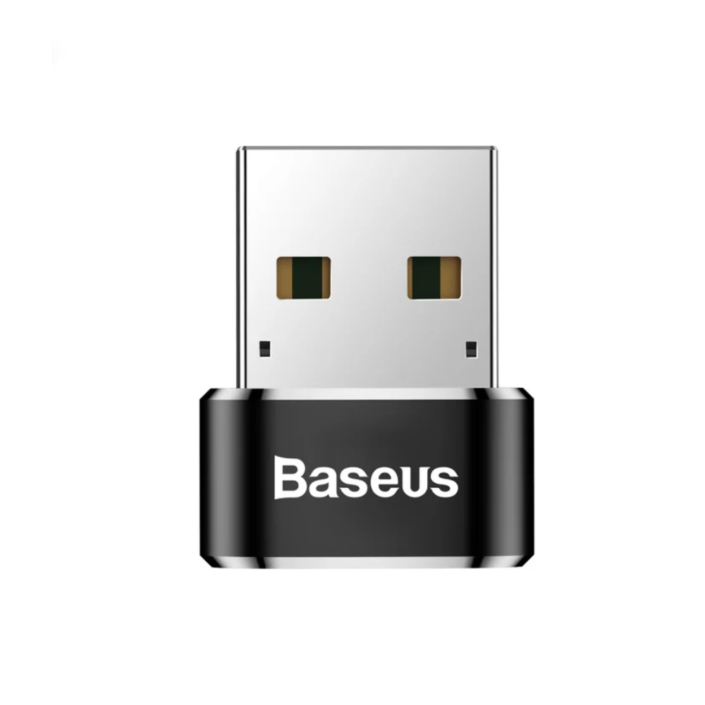 Baseus Mini Type-C female to USB male adapter converter Black