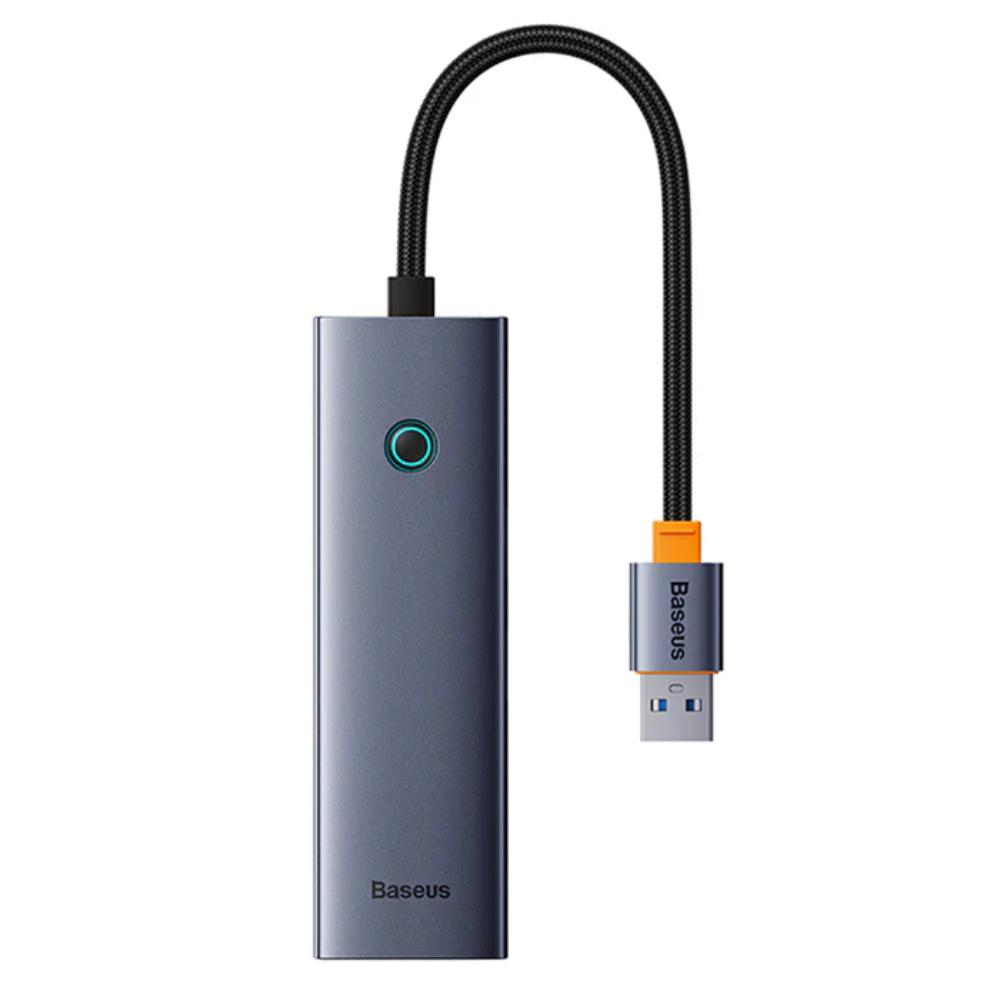 Baseus UltraJoy Series 4-Port HUB Space Grey?USB-A to USB 3.0*4+USB-C 5V?