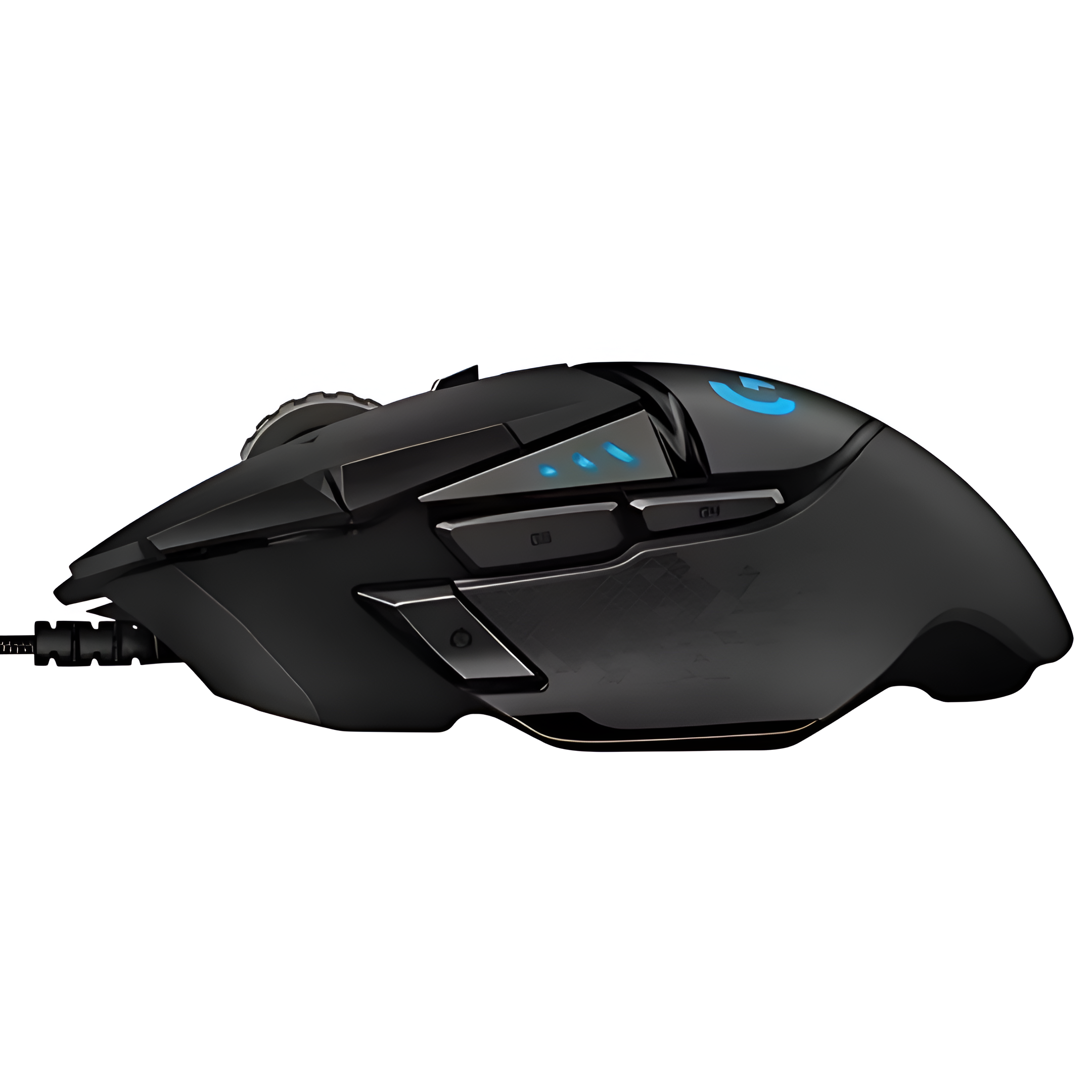 MOUSE LOGITECH GAMING G502 NEGRO HERO 16K G-HUB PESO AJUSTABLE RGB LIGHTSYNC USB ALAMBRICO