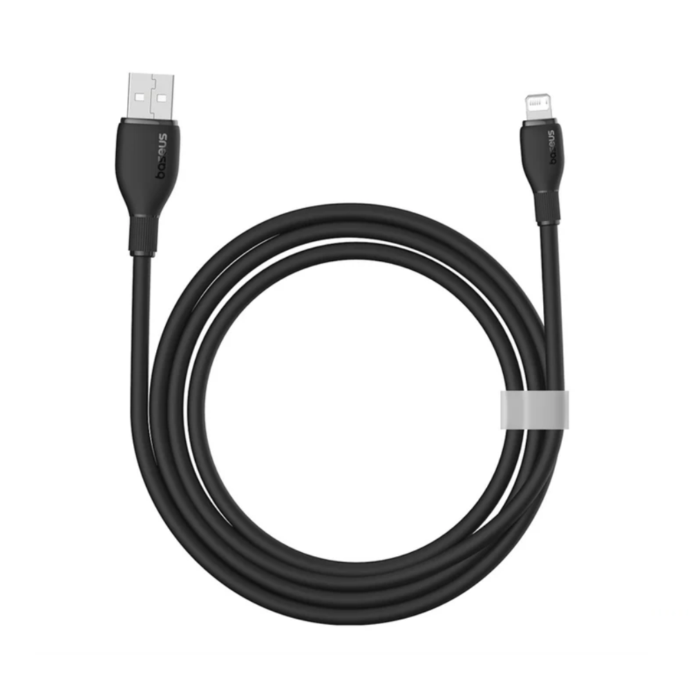Baseus Pudding Series Fast Charging Cable USB to iP 2.4A 2m Cluster Black