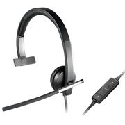 HEADSET LOGITECH H650E NEGRO MONOAURAL ALAMBRICO USB PLUG AND PLAY