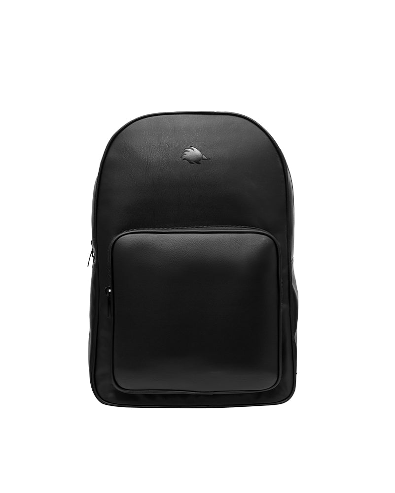 MOCHILA DE CUERINA NEGRA